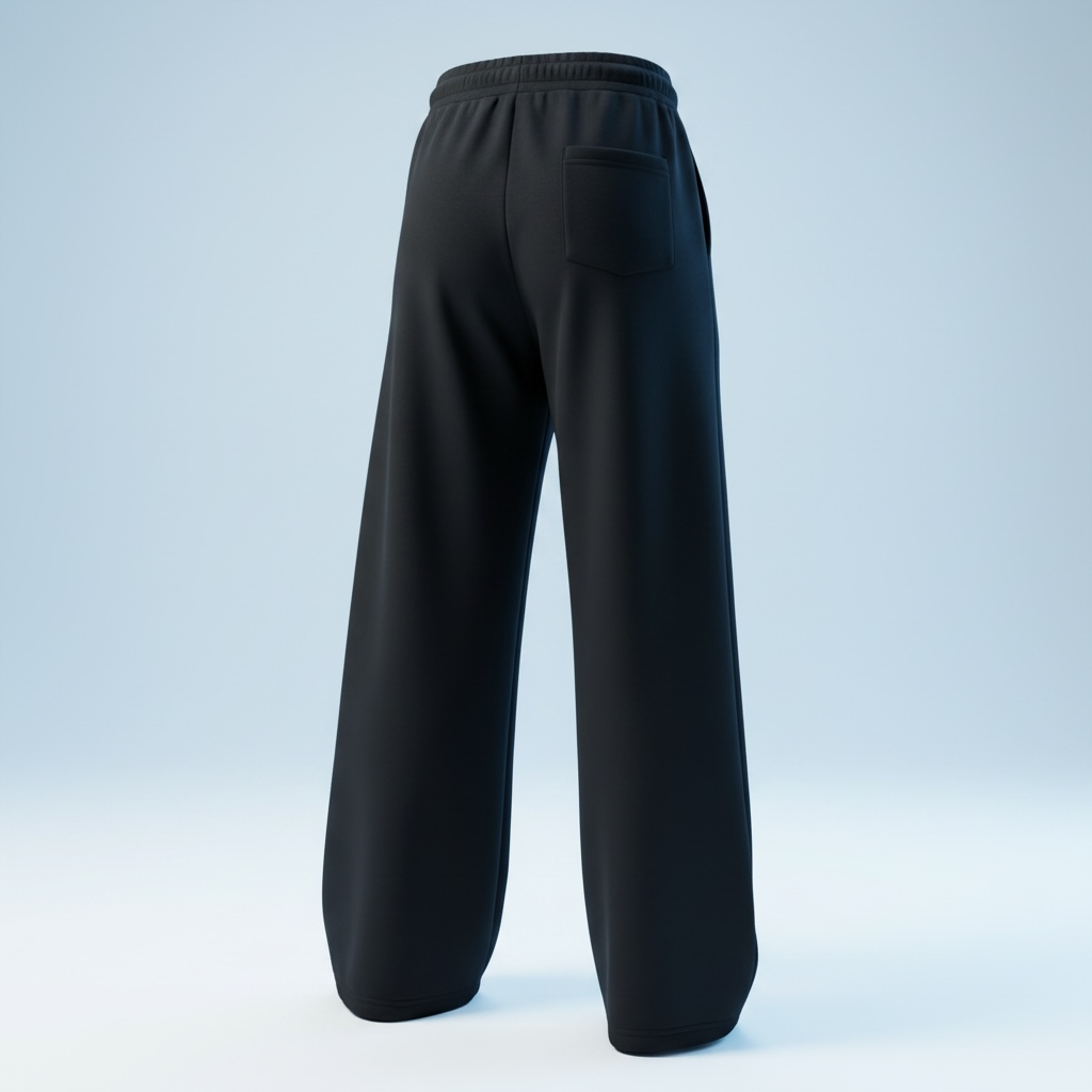 Black Joggers – 350 GSM Poly Cotton